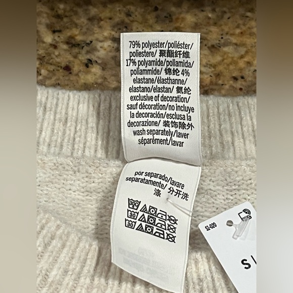 NWT PINK VS Collegiate Knit Ski Club Crewneck Sweater - Picture 13 of 13